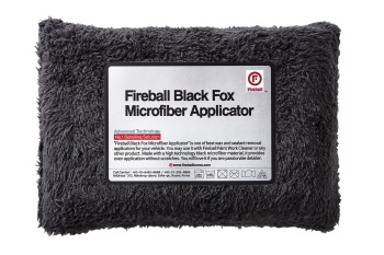 FIREBALL Прямоугольный микрофибровый аппликатор Black Fox 12х8 см