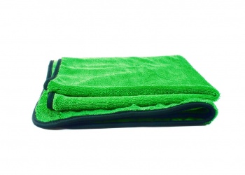 Микрофибра для сушки 60х90,  500 gsm, зеленая A302 Scratchless Drying Towel